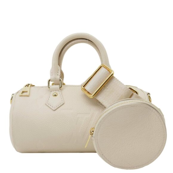 Louis Vuitton  Papillon BB Monogram Empreinte Leather Shoulder Bag Off White - Picture 1 of 10
